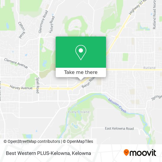Best Western PLUS-Kelowna map