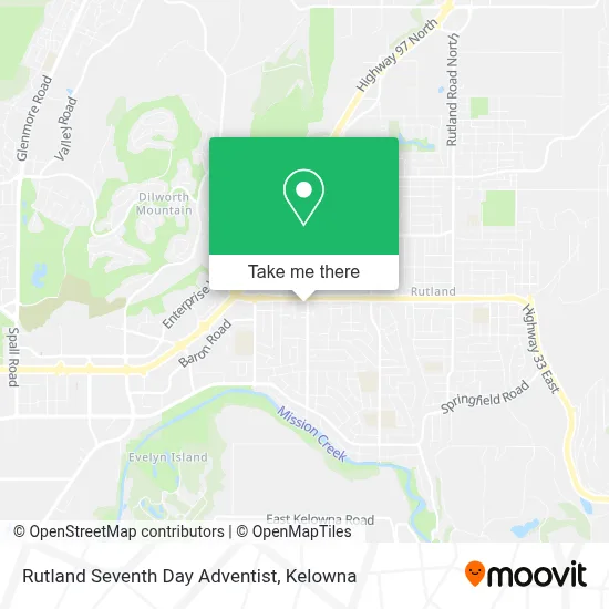 Rutland Seventh Day Adventist map