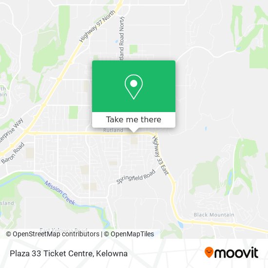 Plaza 33 Ticket Centre plan