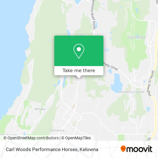 Carl Woods Performance Horses map