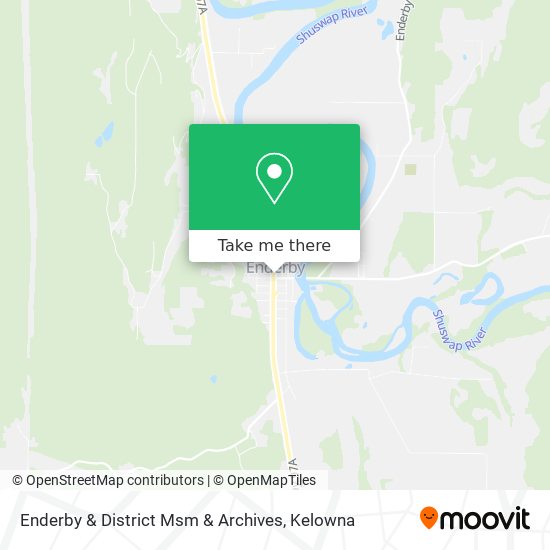 Enderby & District Msm & Archives map