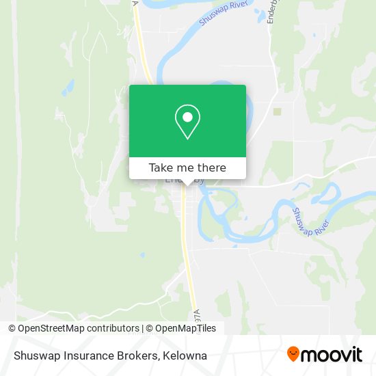 Shuswap Insurance Brokers map