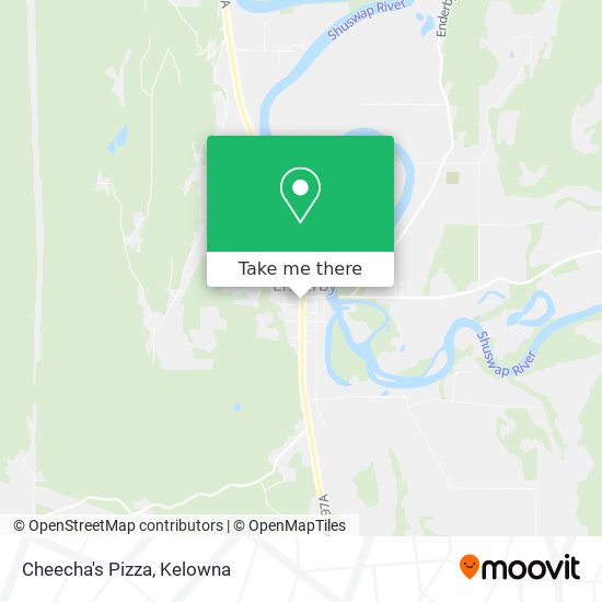 Cheecha's Pizza map