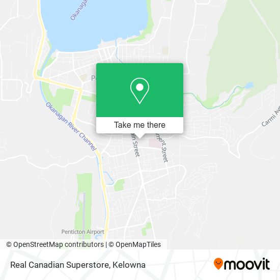 Real Canadian Superstore map