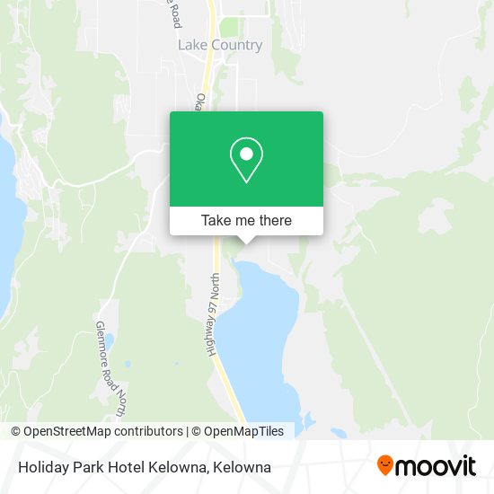 Holiday Park Hotel Kelowna map