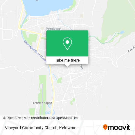 Vineyard Community Church map