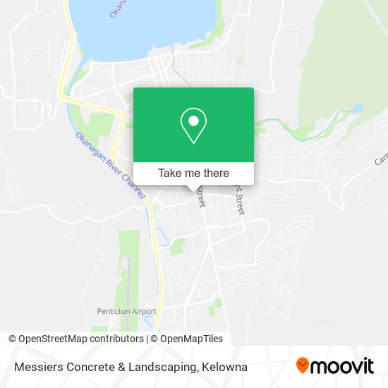 Messiers Concrete & Landscaping map