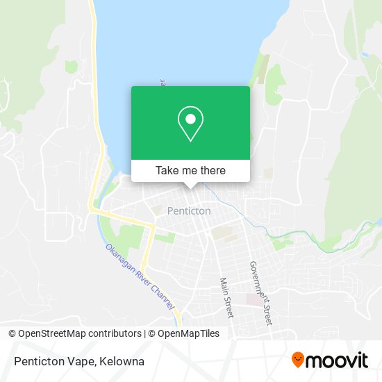 Penticton Vape map