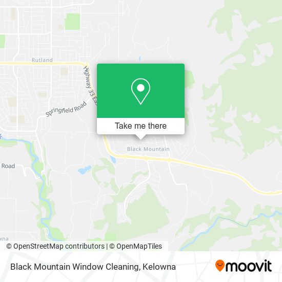 Black Mountain Window Cleaning map