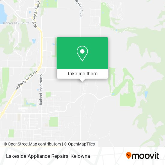 Lakeside Appliance Repairs map