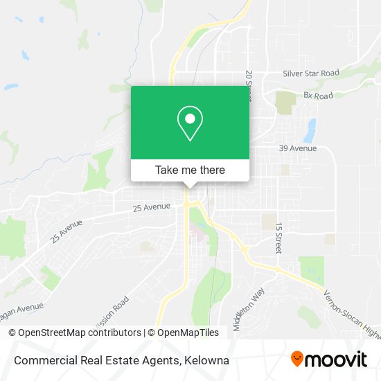 Commercial Real Estate Agents map