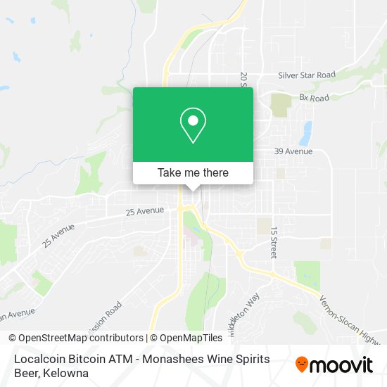 Localcoin Bitcoin ATM - Monashees Wine Spirits Beer plan