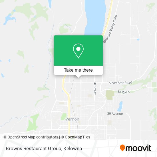 Browns Restaurant Group map