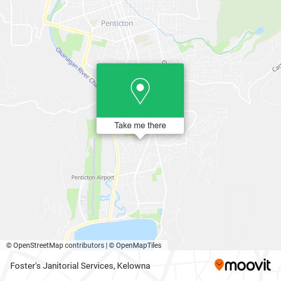 Foster's Janitorial Services map