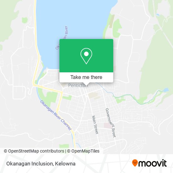 Okanagan Inclusion map