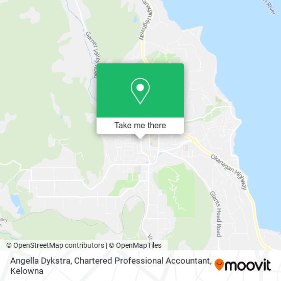 Angella Dykstra, Chartered Professional Accountant map