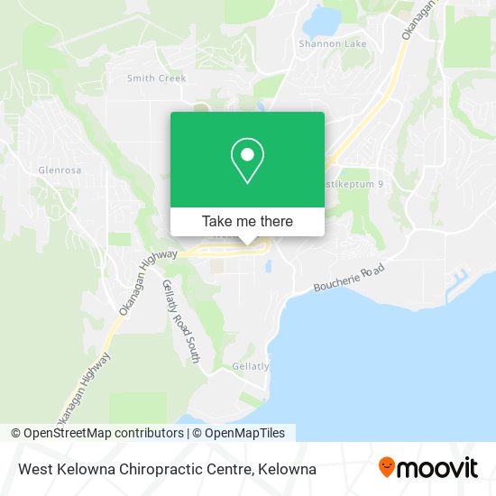 West Kelowna Chiropractic Centre map