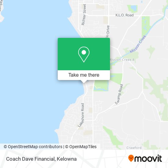 Coach Dave Financial map