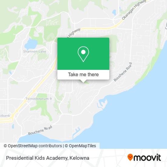 Presidential Kids Academy map