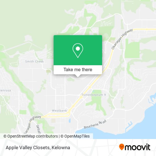 Apple Valley Closets map