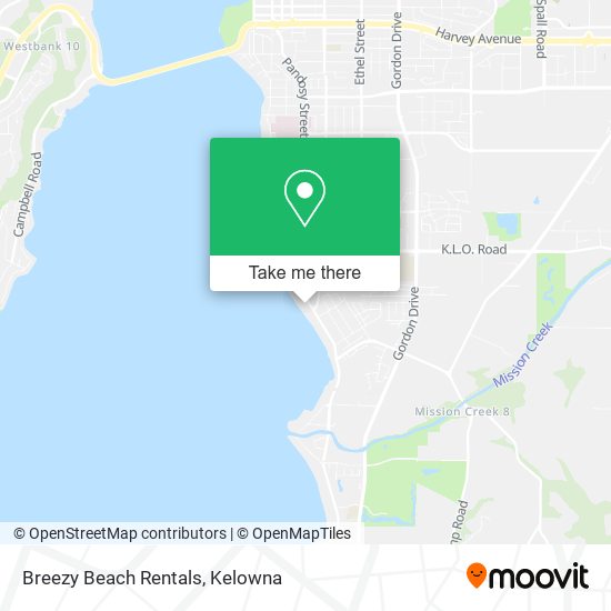 Breezy Beach Rentals map