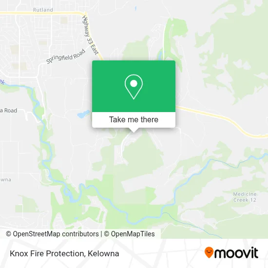 Knox Fire Protection map