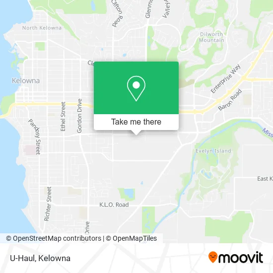 U-Haul map