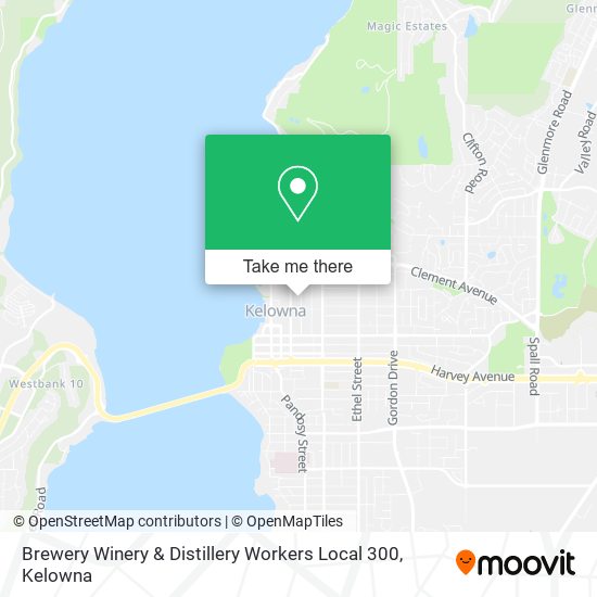 Brewery Winery & Distillery Workers Local 300 map