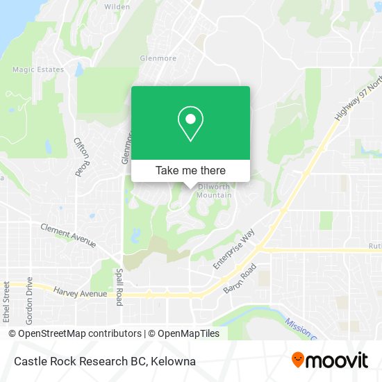 Castle Rock Research BC map