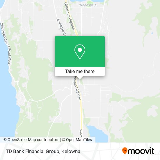 TD Bank Financial Group map