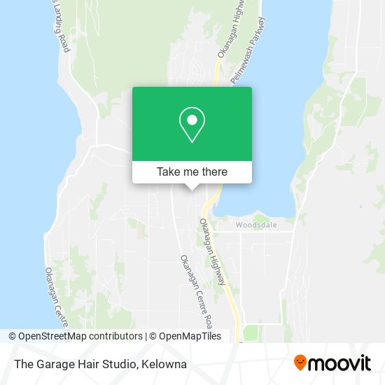 The Garage Hair Studio map