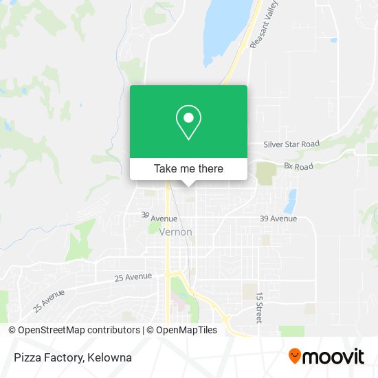 Pizza Factory map