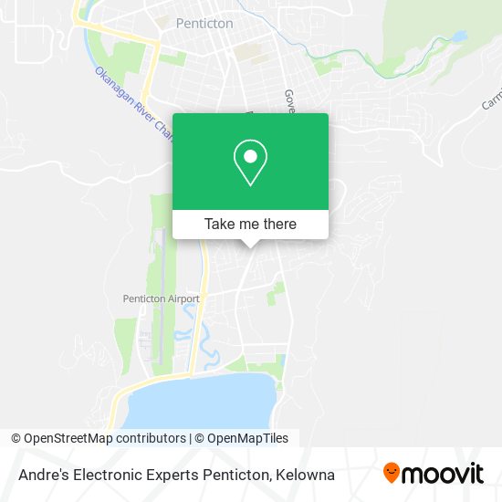 Andre's Electronic Experts Penticton map