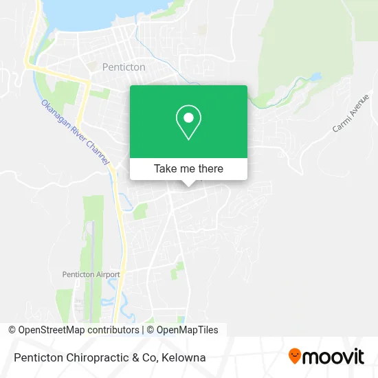 Penticton Chiropractic & Co map