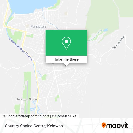 Country Canine Centre map