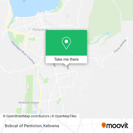 Bobcat of Penticton map