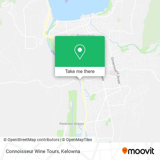 Connoisseur Wine Tours map