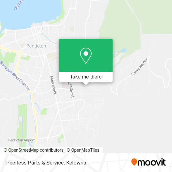 Peerless Parts & Service map