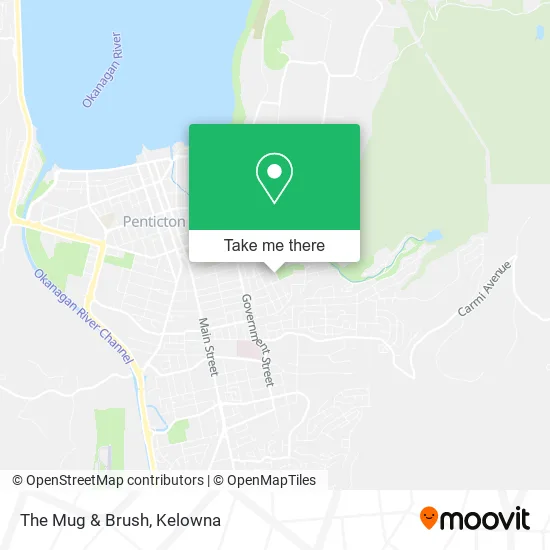 The Mug & Brush map
