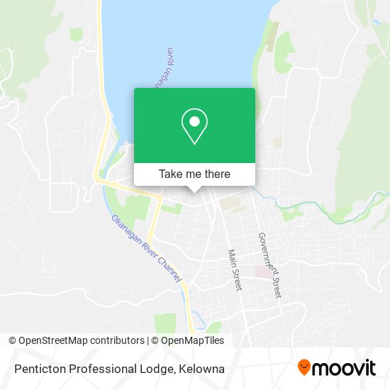 Penticton Professional Lodge map