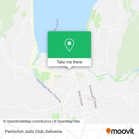 Penticton Judo Club map