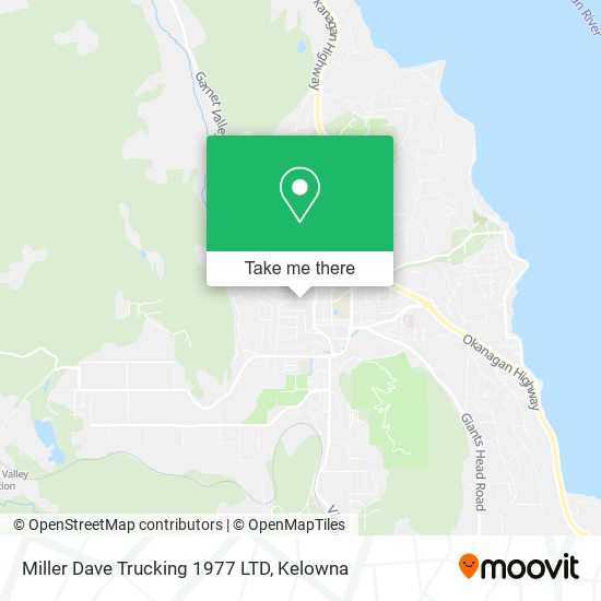 Miller Dave Trucking 1977 LTD map