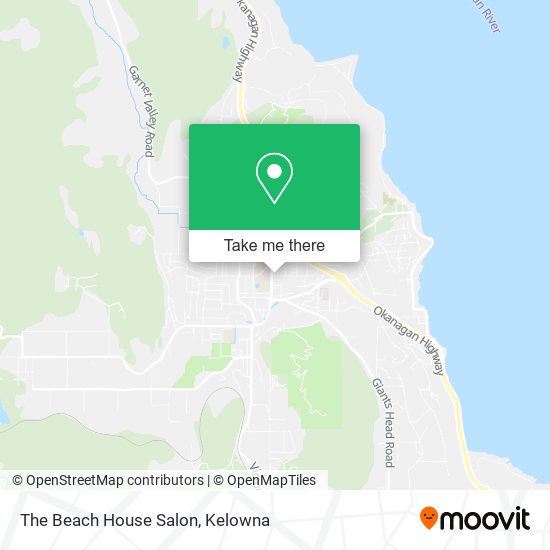 The Beach House Salon map
