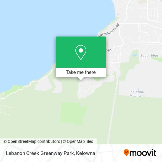 Lebanon Creek Greenway Park plan