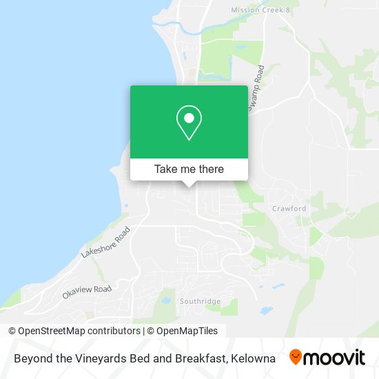 Beyond the Vineyards Bed and Breakfast plan