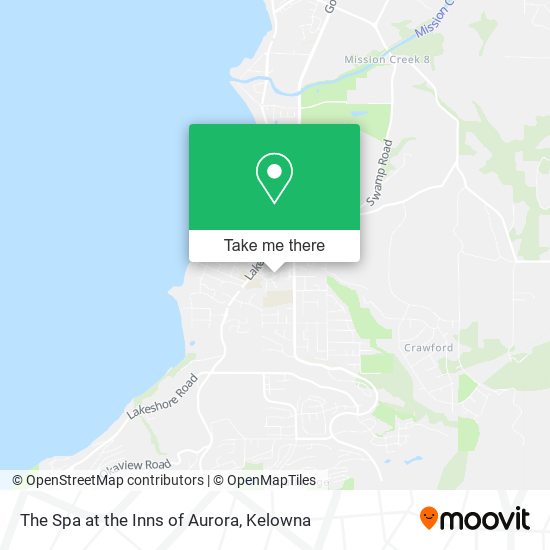 The Spa at the Inns of Aurora map