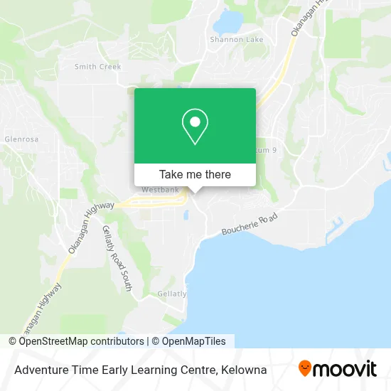 Adventure Time Early Learning Centre map