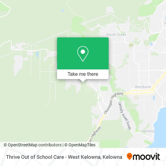 Thrive Out of School Care - West Kelowna map