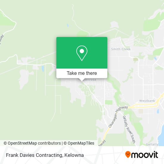 Frank Davies Contracting map