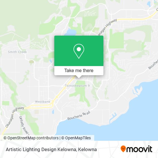 Artistic Lighting Design Kelowna map